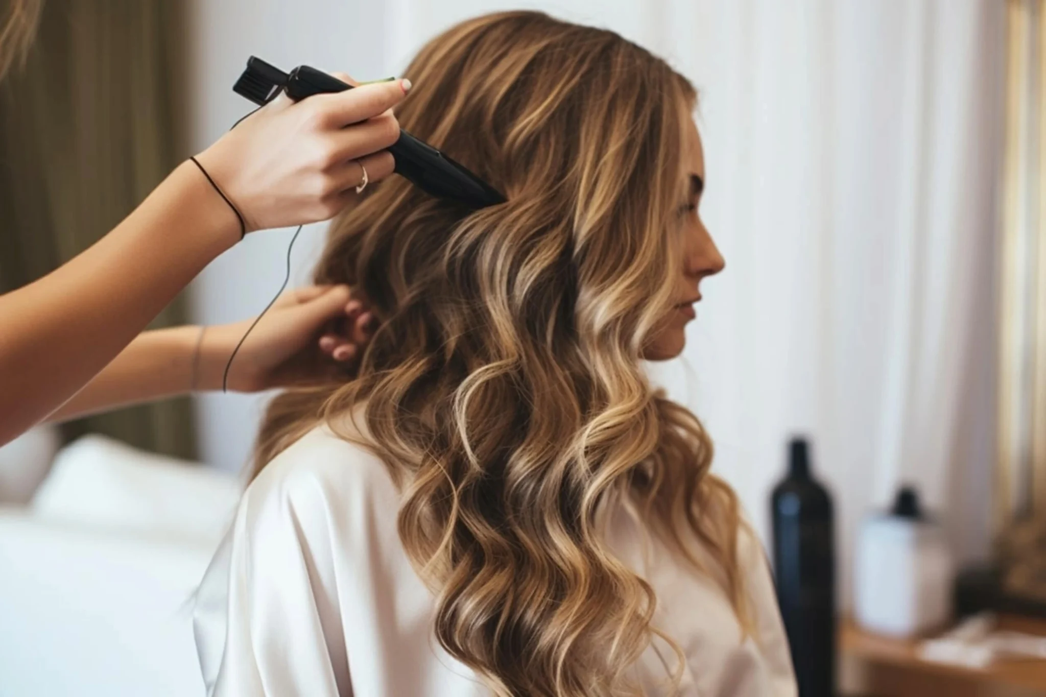 Professional Micro-Link Extensions work by Luminous Hair Salon - Corpus Christi